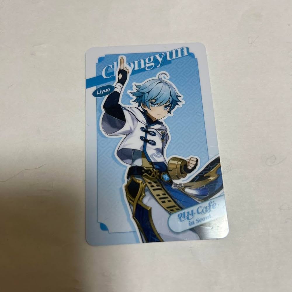 Amazon.co.jp: 原神 韓国 カフェ 神里綾人 誕生日カード